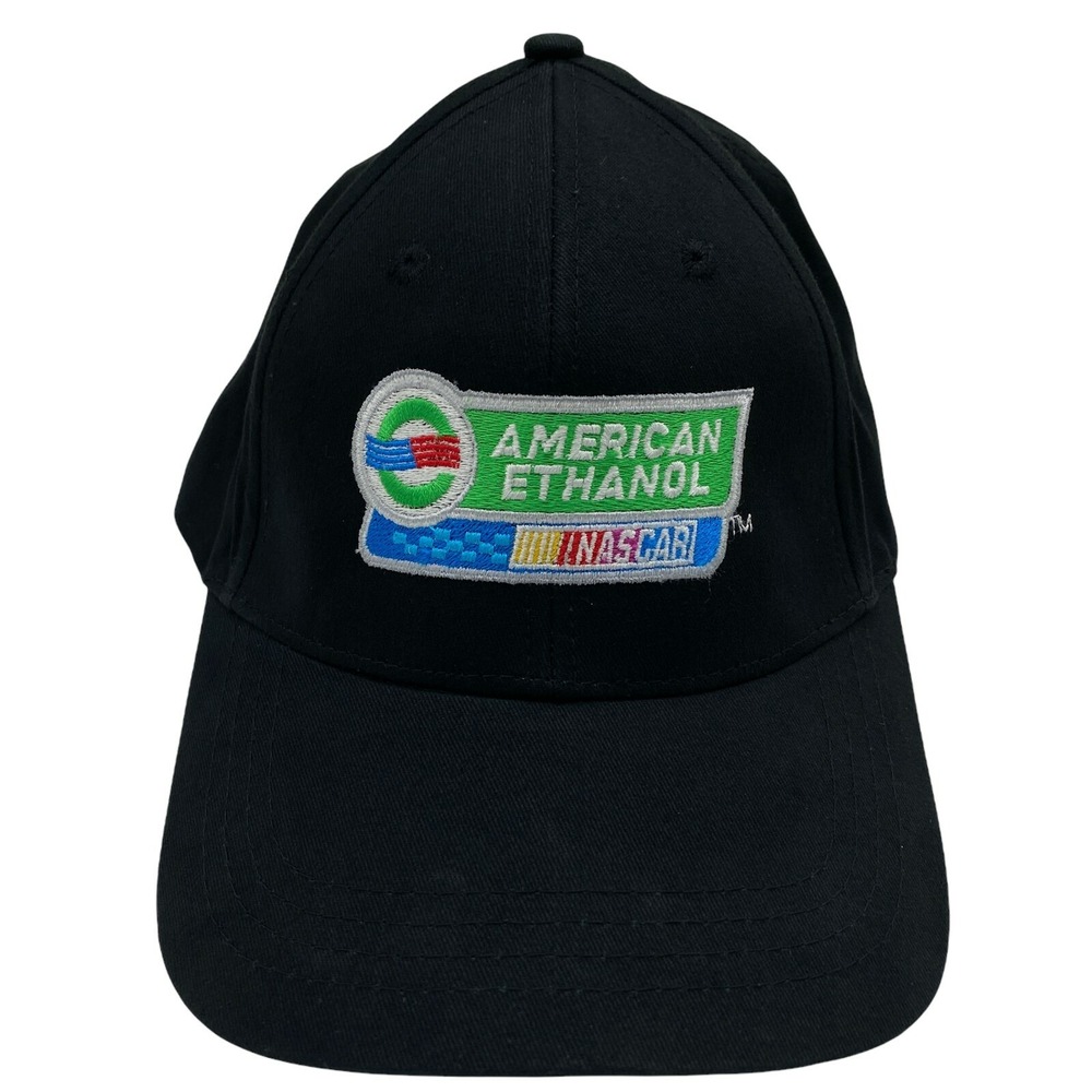 Cap America Mens Hat Black NASCAR American‎ Ethanol Fuel Racing Adjustable